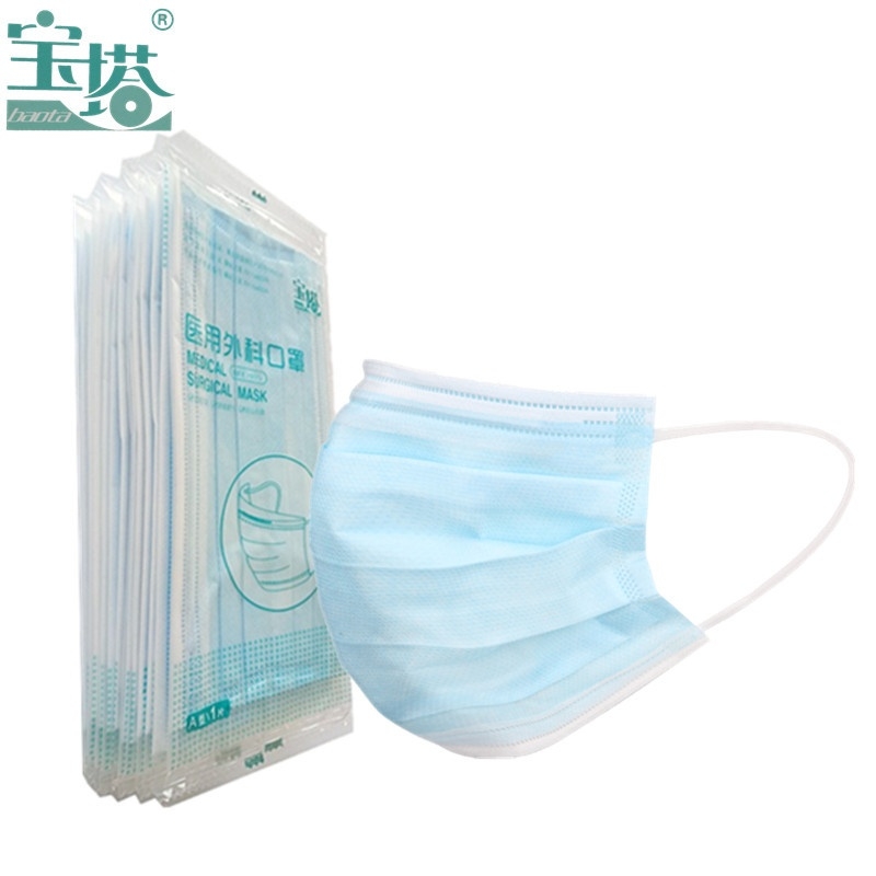 Three layer medical surgical mask