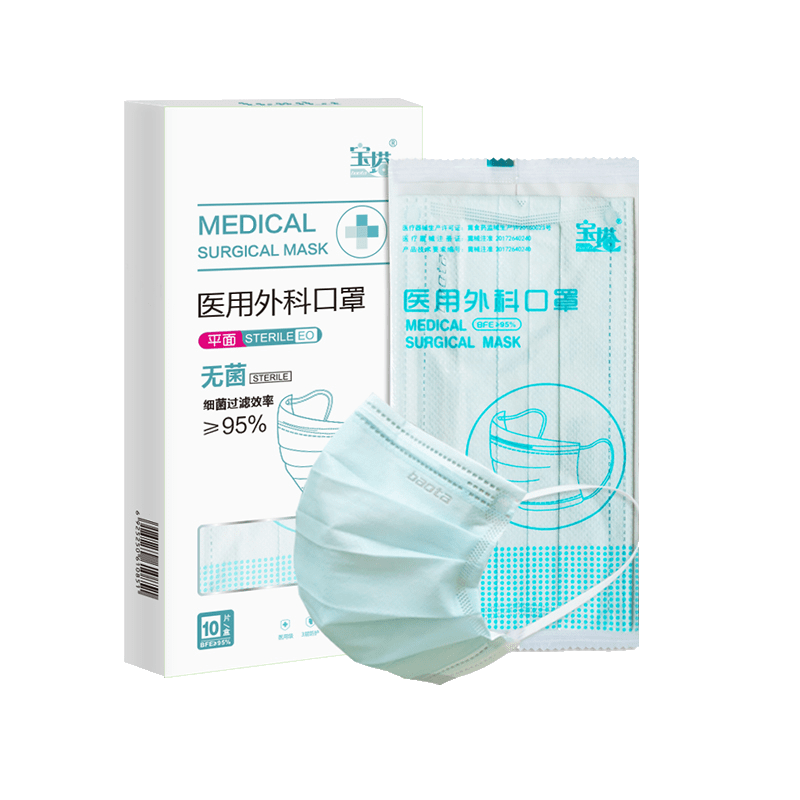 北京Medical surgical mask packed in 10 piece box